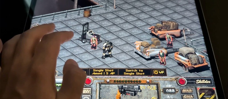 Программист собрал сенсорное управление для Fallout 2 на iPad с помощью ИИ