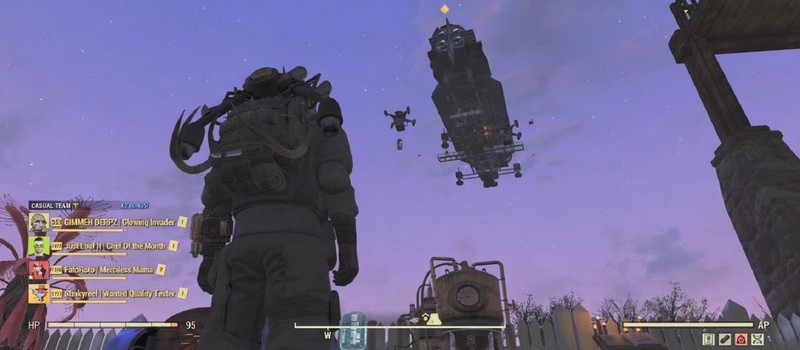 Игрок Fallout 76 обнаружил парящую в воздухе базу, и сообщество раскрыло секреты строительства подобных сооружений