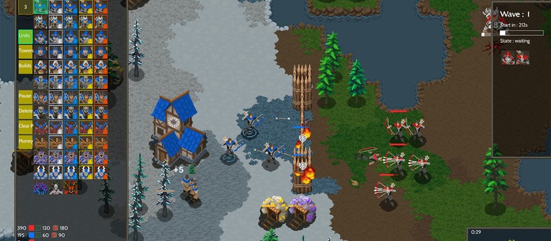 В Steam вышла олдскульная фэнтези-стратегия Flow of War с автоматизированными рабочими