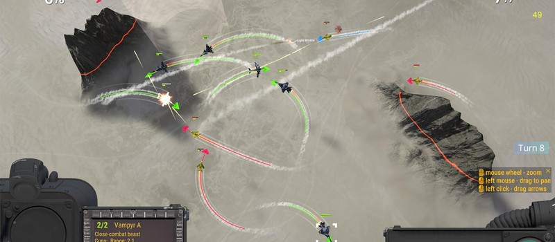 Соло-разработчик показал Mach Speed Intercept, пошаговую тактику про бои истребителей