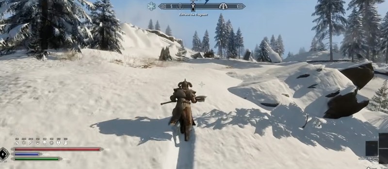 Спустя почти 15 лет в Skyrim добавили деформацию снега, которую считали технически невозможной