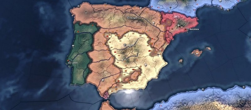 Игрок в Hearts of Iron 4 чуть не сошёл с ума, наблюдая за ежесекундно меняющимся состоянием снабжения в Испании