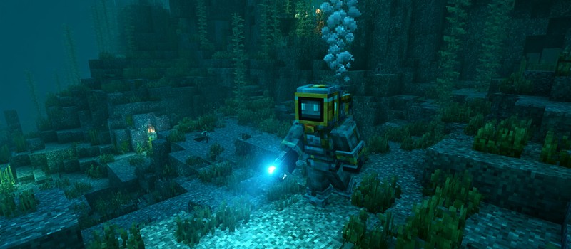 Игроки Minecraft требуют углубить океаны и добавить водолазные костюмы
