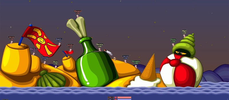 В сеть утекло название новой игры про червяков – Worms Galactic Tactics