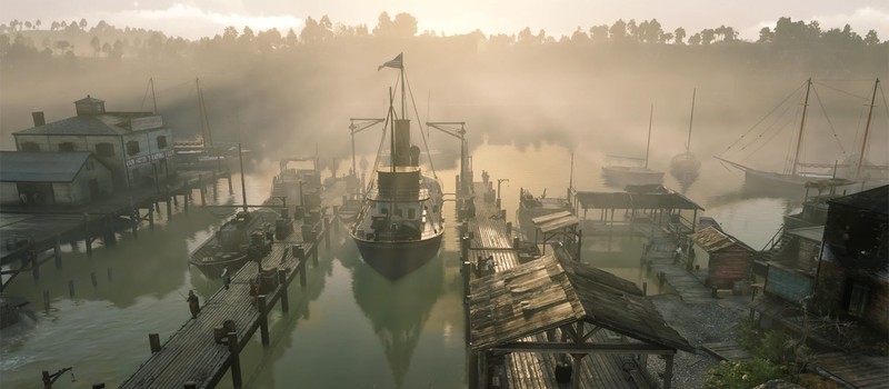 Мод для Red Dead Redemption 2 превращает заброшенный Ван-Хорн в живой портовый город