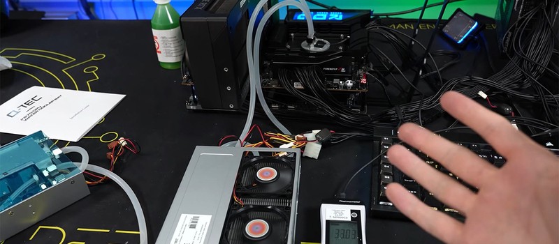 Водяное охлаждение 2004 года для Pentium 4 справилась с Ryzen 7 9800X3D в играх, но провалилась в Cinebench