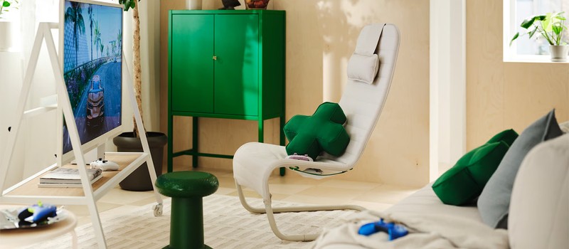 IKEA и Xbox выпустят 12 предметов мебели – от табуретов-стиков до подушек в форме крестовины