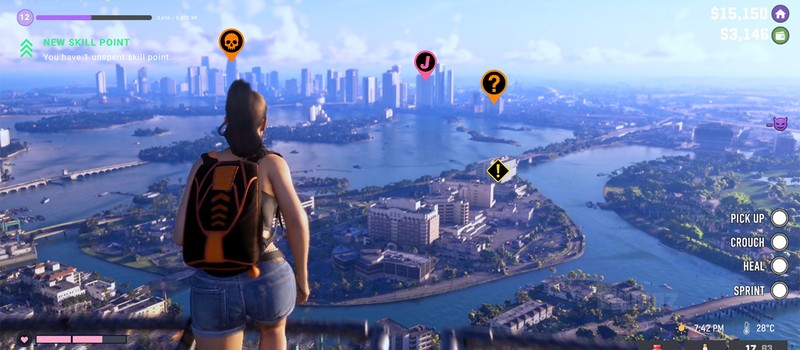 Ютубер собрал версию GTA 6 в стиле Ubisoft с очками опыта за каждый шаг и ошибками синхронизации