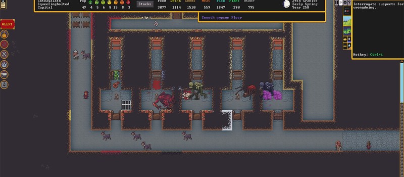 Создатель Dwarf Fortress советует замуровать знать и заодно распустить стражу