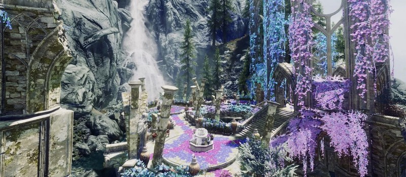 Для Skyrim вышло фанатское дополнение The Garden of Venus с эльфийским дворцом и живой водой