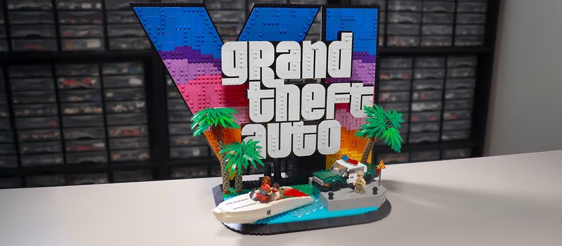 Фанат собрал Lego-набор по GTA 6 с погоней на катере и логотипом игры