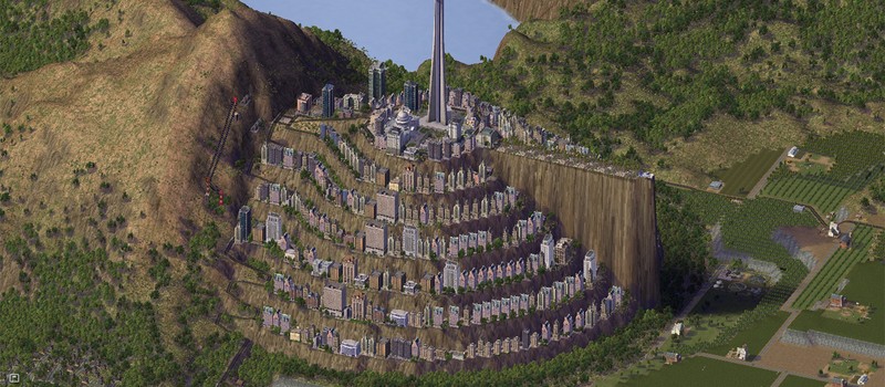 Игрок SimCity 4 построил Минас Тирит – жить там невозможно, зато выглядит внушительно
