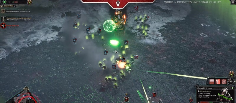 15-минутный матч орков против некронов в Dawn of War 4