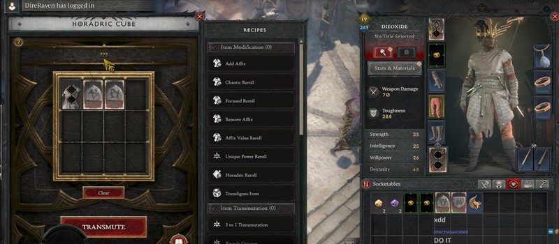 Игрок Diablo 4 нашёл скрытую механику из Diablo 2 – рунные слова для крафтинга предметов