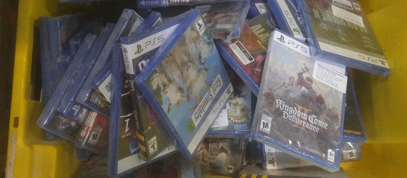Amazon уничтожает сотни запечатанных дисков для PS5, потому что их никто не покупает