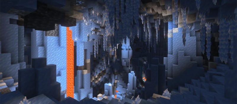 Minecraft получит ледяные пещеры – Mojang показала замёрзших зомби и ледяные шары