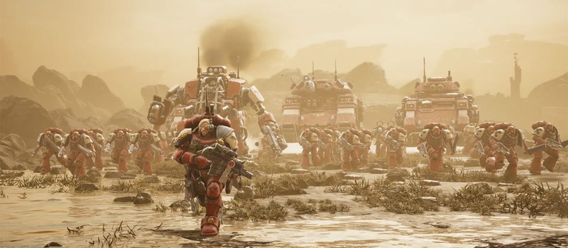 Скриншоты и детали космодесанта в Dawn of War 4 – четыре героя, здания с орбиты и ставка на элитные отряды