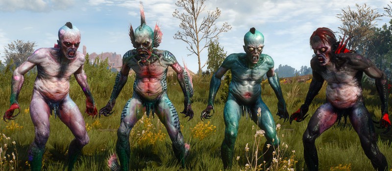 Четыре горящих утопца из The Witcher 3 случайно собрали музыкальный бойз-бэнд