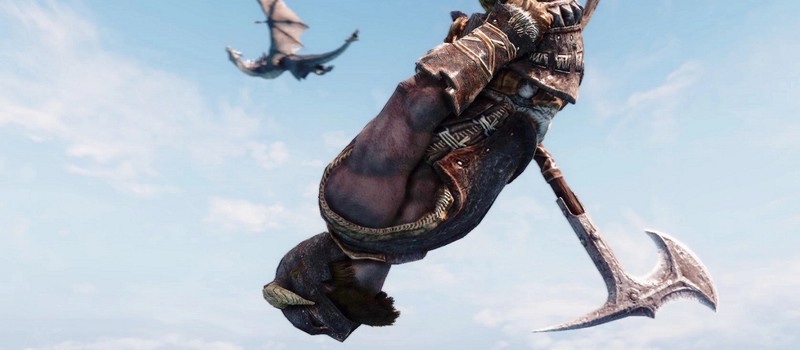 Фанаты Skyrim поделились своими любимыми "глитчами" – в лидерах оказалось ведро вместо книги и великанская космическая программа