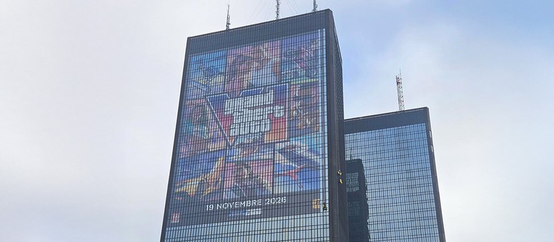 С гигантского баннера GTA 6 в Париже исчезли два ствола