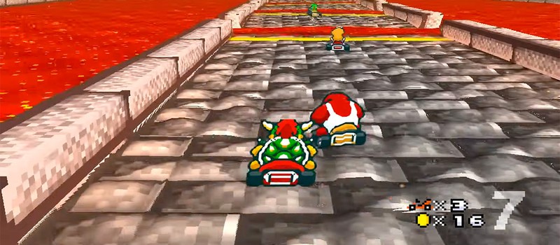 Фанат делает ремастер Super Mario Kart для ПК с трассировкой лучей