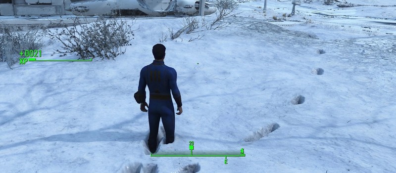 Моддер добавил в Fallout 4 продвинутую деформацию земли и снега