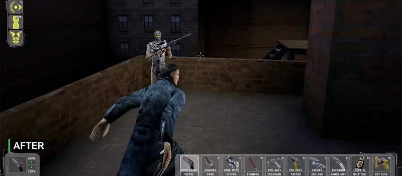 Фанатский мод превратил Deus Ex в Max Payne с видом от третьего лица