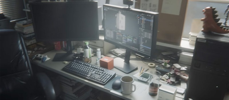 Японский 3D-художник с помощью двух ИИ-моделей создал комнату в Unreal Engine 5, ни разу не открыв Blender