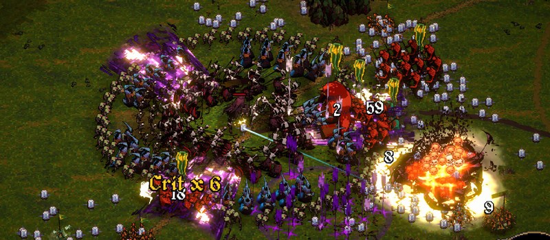Смесь из Vampire Survivors и Heroes of Might and Magic в первом трейлере буллет-стратегии Heroes Never Die