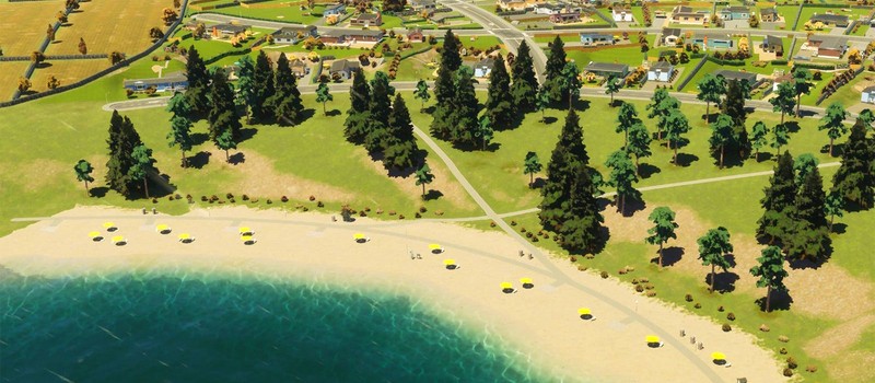 Мод Placemaker для Cities: Skylines II автоматически строит парки, дороги и пляжи любой формы