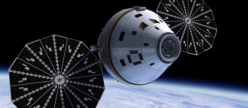 Видео-демонстрация теста космического корабля Orion