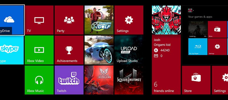 Xbox One получит темы, фон и скриншоты