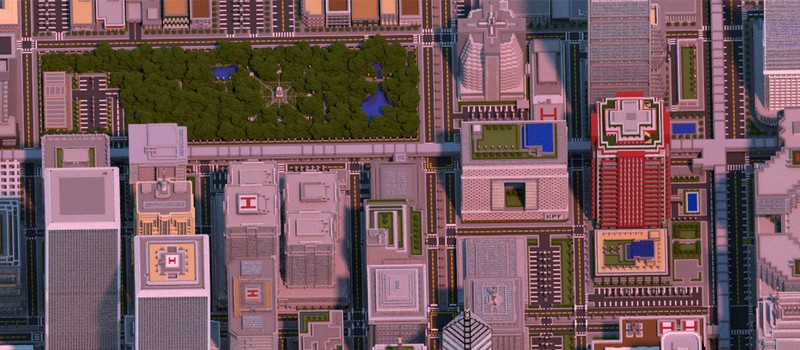 Два года на строительство мегаполиса в Minecraft
