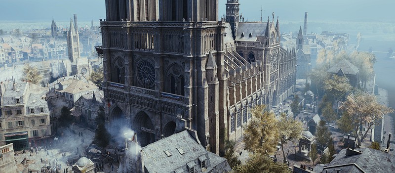 Авторские права и геймплей не позволили идеально воссоздать Нотр Дам в Assassin's Creed Unity