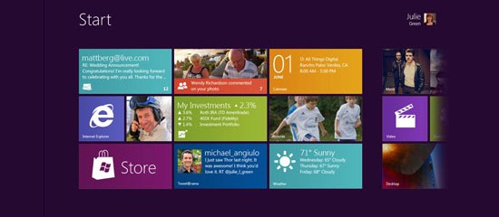 Microsoft показывает Windows 8