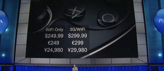 E3 2011: Цена PS Vita (NGP) – $249 и $300