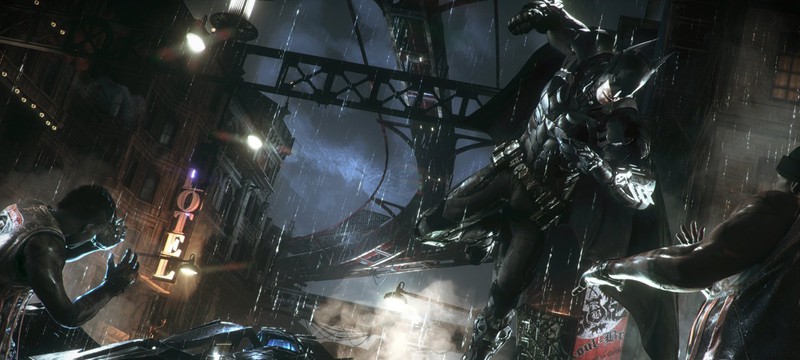 Как управлять бэтмобилем в batman arkham knight