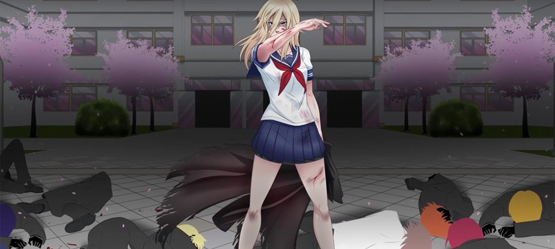 Yandere simulator как убрать кровь с одежды