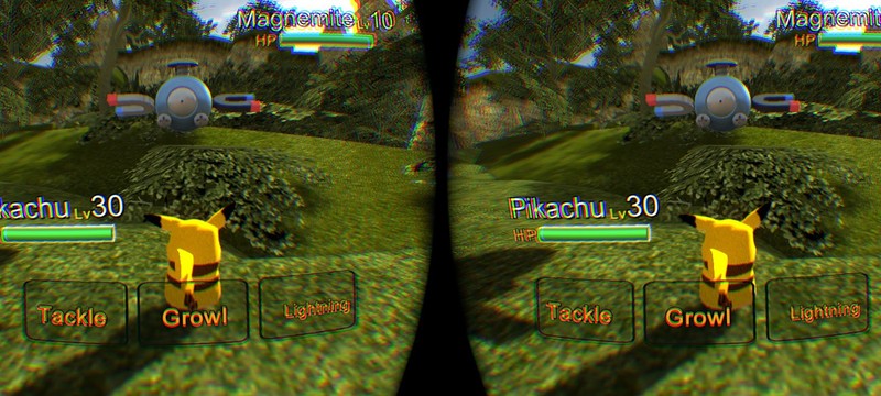Покемоны в Oculus Rift