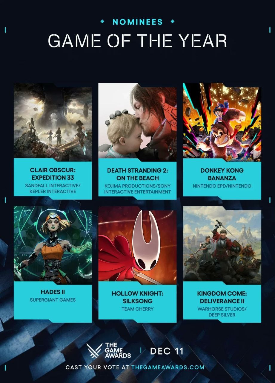 Confira os Indicados ao TGA 2025