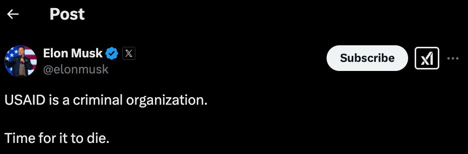 Никем не избранный миллиардер Илон Маск закрывает агентство США по международному развитию