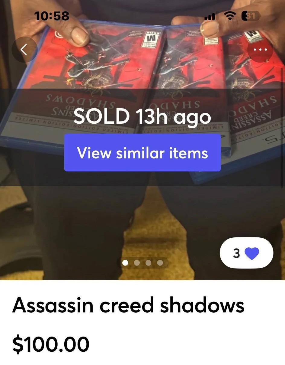 Физические копии Assassin's Creed Shadows, похоже, уже начали распространяться