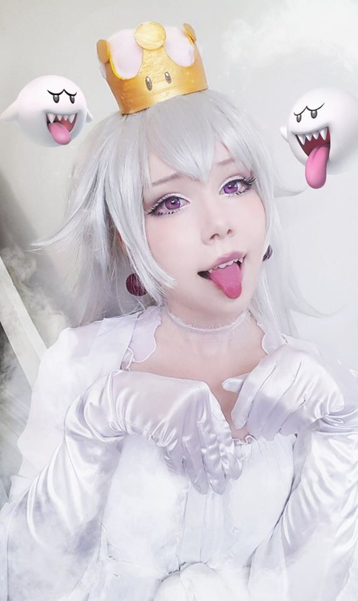 Ахегао косплей. King Boosette косплей. King Boo аниме косплей. Princess Boosette. Princess King Boo Cosplay.