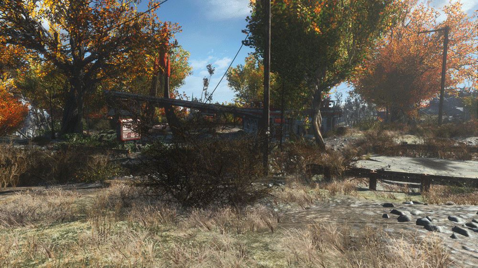 Fallout 4 деревья и трава фото 66