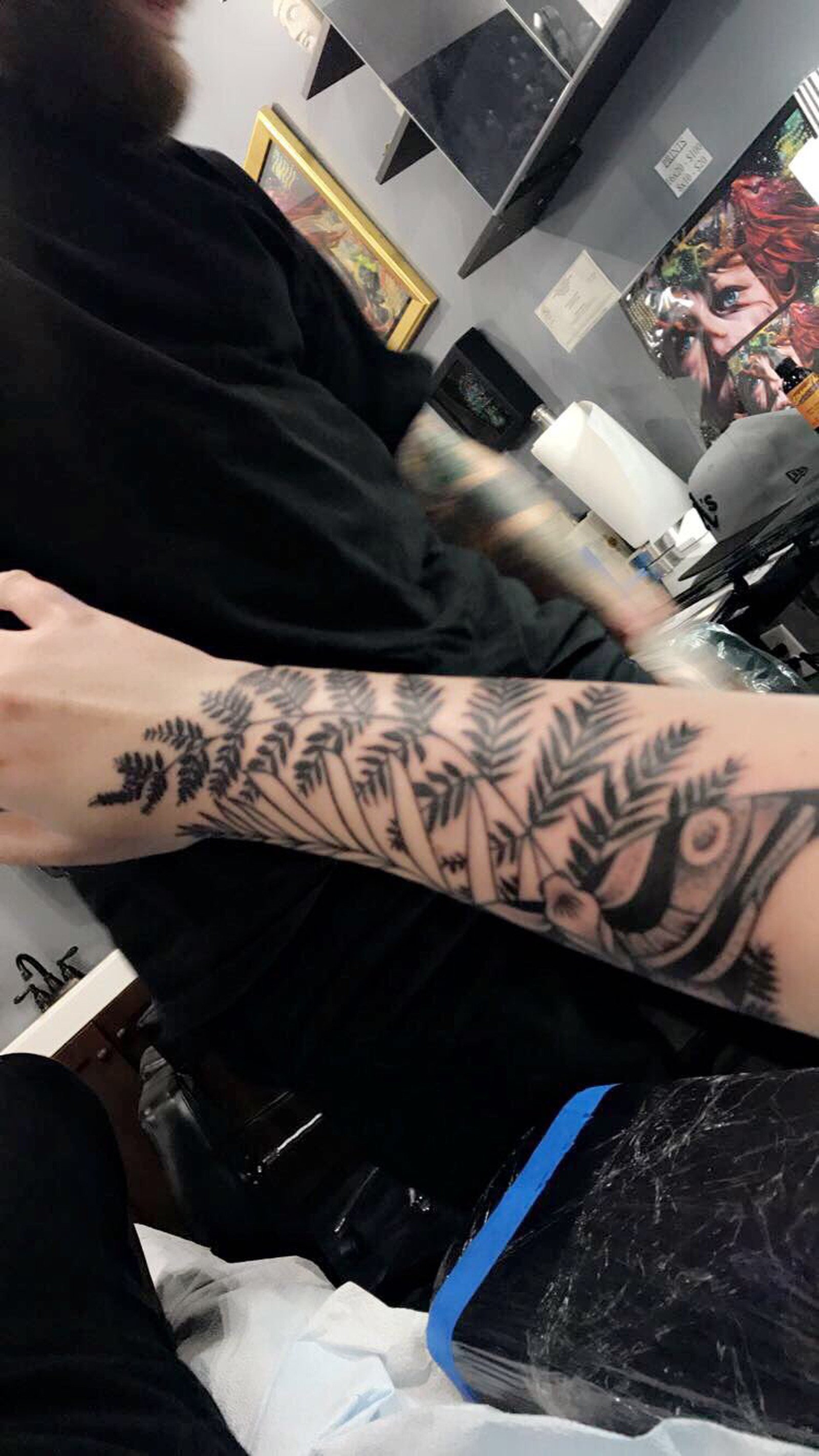 татуировка zxcursed на руке