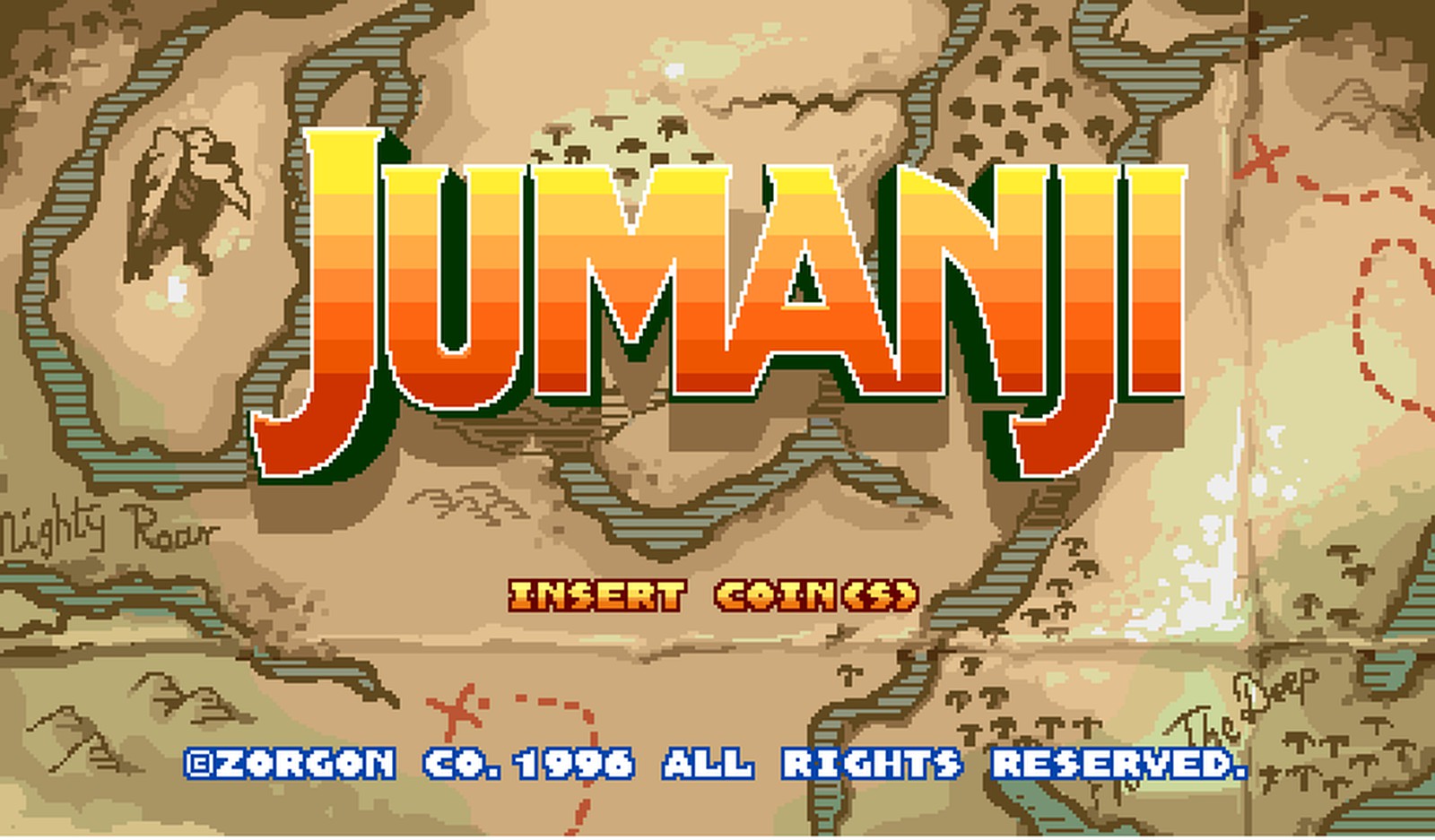Jumanji игра пиксельная