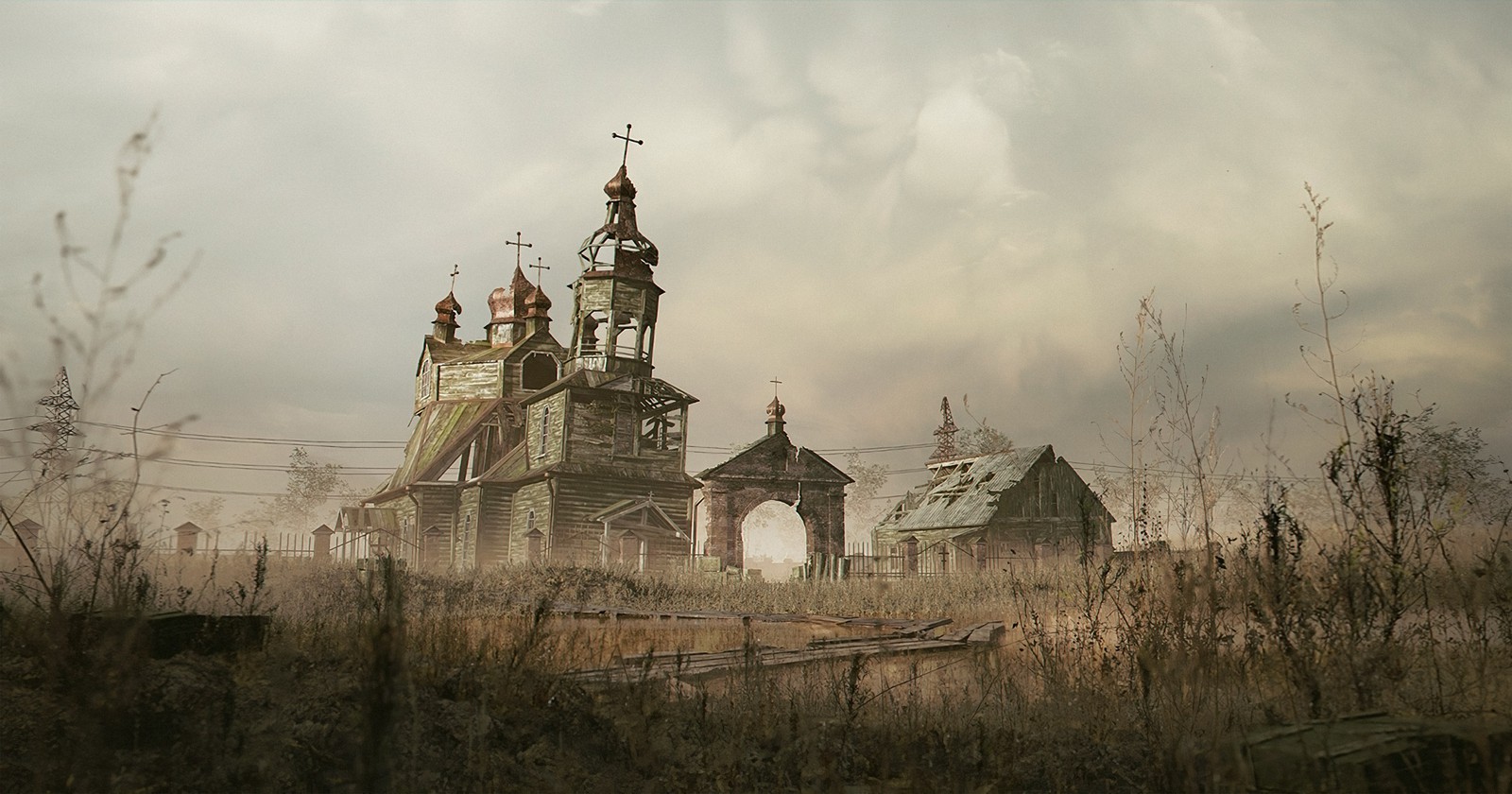 Церковь на болотах сталкер