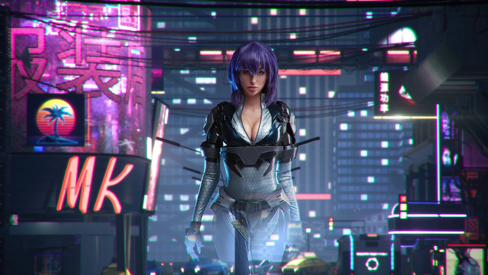 Ghost in the shell cyberpunk фото 25