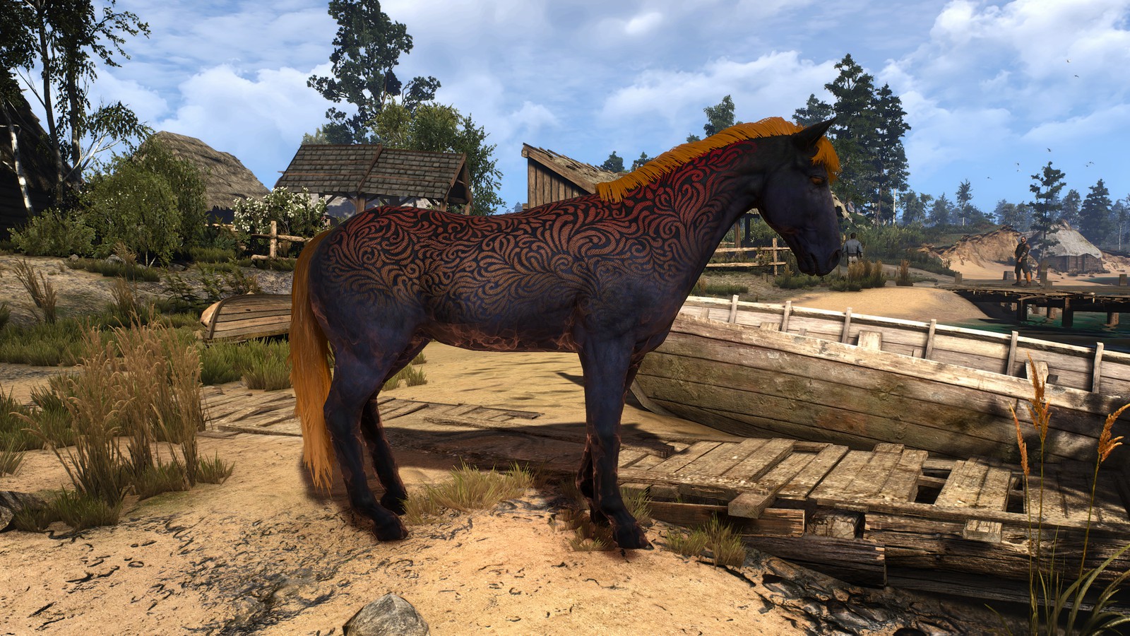 The witcher 3 horse mod фото 64