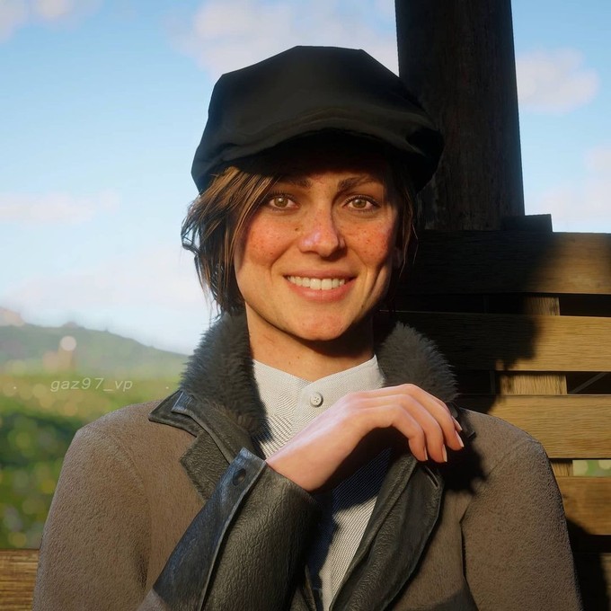 Игрок Red Dead Redemption 2 делает портреты персонажей с улыбками на лице 9 512189 IOhfXt91sg 156298993 339903377344173 140740